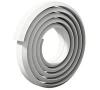 Cache-câbles Au Sol en PVC Souple avec Dos Adhésif, Protège-câble d'angle sous Le Bureau, Facile À Installer/Facile À Couper, pour Écoles/entrepôts(Blanc,10M)