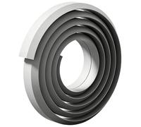 Cache-câbles Au Sol en PVC Souple avec Dos Adhésif, Protège-câble d'angle sous Le Bureau, Facile À Installer/Facile À Couper, pour Écoles/entrepôts(Grigio,10M)