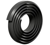 Cache-câbles Au Sol en PVC Souple avec Dos Adhésif, Protège-câble d'angle sous Le Bureau, Facile À Installer/Facile À Couper, pour Écoles/entrepôts(Noir,1M)
