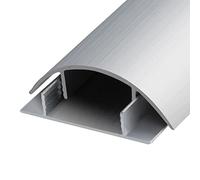 Cache-câbles, Cache-câbles for parquet, câbles Ethernet, conduits, Cordons PC, kit de Gestion de Fils Auto-adhésif, moulures, Bandes de Chemin de câbles(Silver,Width 78mm)