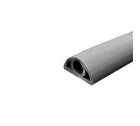 Cache-Câbles Couvercle de Cordon de Sol Auto-adhésif de 2CM, Protection de Conduit d'extension, Protection de Conduit de câblage, Fente de Fil électrique, Gestion du Couvercle de câble(Grey)