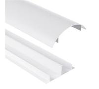 Maclean Cache-câbles en aluminium MC-814 W 62×20×750 mm Blanc