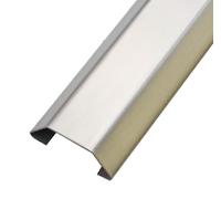 Cache-câbles, Passe-câbles en Acier Inoxydable de 99,1 cm for Dissimuler Les câbles, Organiseur for sous Le Bureau, au Plafond, dans Un Coin ou Sol(Silver,60mmx15mmx40mm)