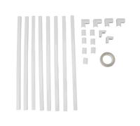 Cache - Câbles Stylé, Cache - Fils en Plastique 40x1,5x0,9cm, Kit de Gestion Câble - Adhésif Résistant, Protection Sécurité, Idéal Maison et Bureau