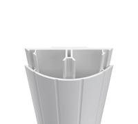 Cache-câbles TV Habengut en PVC Blanc, pour Dissimuler Les câbles sous l'écran Plat, Largeur 5 cm, Longueur 1 m