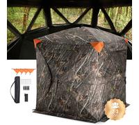 VEVOR Store de chasse store de sol transparent à 270° 3 fenêtres 2 à 3 personnes