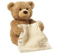 Cache-cache Gund Peek Un animal en peluche Boo Bear en peluche parle Jouer Nouveau G