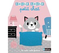Cache-cache petit chat – Livre matière – Éveil – Dès 6 mois