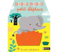 Cache-Cache Petit Éléphant – Livre à toucher dès 6 mois – Nathan