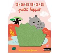 Nathan – Cache-cache petit hippo – Livre matière – Éveil – Dès 6 mois