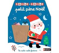 Mélisande Luthringer – Cache-cache petit Père Noël – Livre matière, éveil – Cartonné – Dès 6 mois