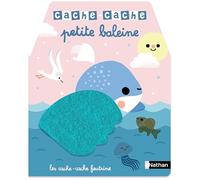 Cache-cache petite baleine - 5 grands flaps en feutrines à manipuler - Dès 6 mois