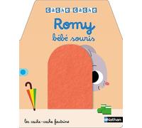 Cache-cache - Romy bébé souris - Un livre de coucou/caché avec 5 flaps en feutrine - Dès 6 mois