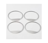 Cache Cadre Haut-Parleur pour Hyundai pour Kona pour Encino pour Kauai 2017 2018 2019 2020 Cache-Haut-parleurs Portière Système Audio Décoration Stéréo(C-Silver)