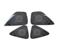 Cache Cadre Haut-Parleur pour Toyota pour Corolla 2019-2023 Cache De Haut-parleurs Portière Anti-Rayures(B-Black Style)