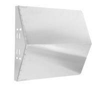 Cache Caméra Anti-Pluie en Acier Inoxydable 30cm pour Extérieur | Protection Intégrale, Installation Facile, Compatibilité, pour Dôme et Tube, Argenté