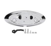 Cache caméra arrière, logement emblème métal - Protection anticorrosion, Installation directe, Look élégante - Compatible véhicules, renforce la sécurité et la durabilité