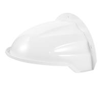 Cache Caméra Extérieur Blanc en Plastique, Pare-Soleil Étanche Léger