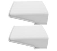 Cache-caméra Lot de 2 Sets Blanc Extérieur en Plastique