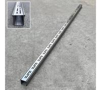 Cache-canaux étroits en acier inoxydable 304 - Crépines linéaires d'extérieur pour cour, jardin, ferme et terrasse - Drainage de tranchée amovible (5,1 x 5,1 cm)
