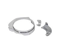 cache-carter courroie cyclo compatible avec mbk-motobecane 88, 881 chrome (avec patte de fixation) -selection p2r-