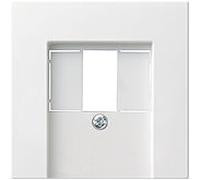 GIRA55 TAE RWG - Couvercle pour TAE et USB blanc pur brillant