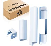 Cache-charnières Siegenia A300 en PVC Blanc - Lot de 5 unités
