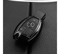 Cache-clefs de Voiture Coque Rigide Car Key Couvre Télécommande Radio Mercedes Benz de 2005 / Couleur: Noir métallisé