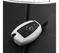 Cache-clefs de Voiture Coque Rigide Télécommande pour autoradio Mercedes Benz Depuis 2005 / Couleur: Blanc