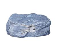 Cache-clés en plein air, rangement de clés en pierre, cachette de rangement de clés en pierre de roche, pierres de sécurité pour clés en résine