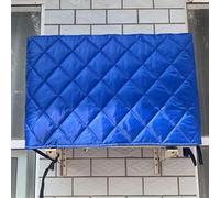 Cache Clim Exterieur, Housse Pompe a Chaleur Piscine, Tissu Oxford 420D, Conception a Couverture Intégrale, Résistante au Vent et au Soleil(Blue,98x75x40CM/38x29x16IN)