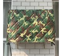 Cache Clim Exterieur, Housse Pompe a Chaleur Piscine, Tissu Oxford 420D, Conception a Couverture Intégrale, Résistante au Vent et au Soleil(Green,98x75x40CM/38x29x16IN)