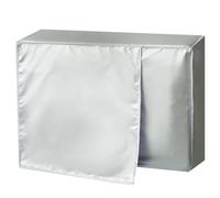 Cache-climatiseur Argenté en Polyester, Protection Pluie et Soleil | Condenseurs Centraux et Climatiseurs Fenêtre, Tissu Argenté, Usage sur Toits, Milieux Poussiéreux