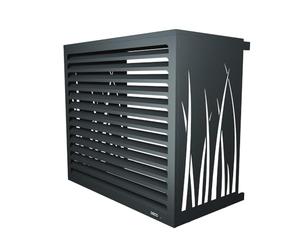 Cache climatiseur DECOAirco Anthracite - Taille L (H100, L110, P60-75cm)
