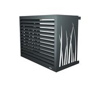 Cache climatiseur DECOAirco Anthracite - Taille M (H85, L105, P55-70cm)