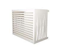 Cache climatiseur DECOAirco Blanc crème - Taille M (H85, L105, P55-70cm)
