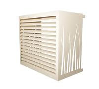 Cache climatiseur DECOAirco Ivoire clair - Taille L (H100, L110, P60-75cm)