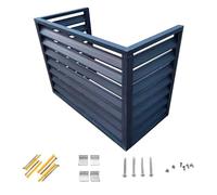 Cache Climatiseur Exterieur Aluminium, Clôture de Confidentialité pour Climatiseur, Support de Climatiseur à Persiennes, Caisson Anti Bruit Pompe à Chaleur, Adapté à la Cour et à L'extérieur (Color :