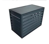 Cache climatiseur Exterieur aluminium,Déflecteur d'air de climatisation,Étanche À La Poussière Et À L'eau,Couvercle de Poubelle autoportante,Convient pour l'unité extérieure du climatiseur (Color : G