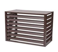 Cache climatiseur exterieur aluminium,exterieur cache clim,support de climatiseur en aluminium,couverture de climatiseur extérieur,adapté à une utilisation intérieure et extérieure,cours,balcons (Col