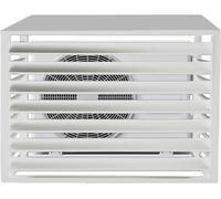 Cache Climatiseur Exterieur Aluminium,housse Climatiseur, Écran De Clôture For Climatiseur,cache Poubelle, Cache Pompe A Chaleur Pour Jardin, Patio, Pelouse Équipement De Piscine (100x50x70cm)