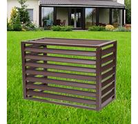 Cache Climatiseur Exterieur, Couvercle De Climatiseur, Cache Poubelle Exterieur, Cache Pompe A Chaleur Extérieur, Housse Climatiseur, Clôture En Aluminium Robuste For Jardin, Patio, Pelouse (Color :