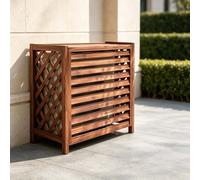 Cache Climatiseur Exterieur Habillage Pompe Chaleur | Habillage elegant pour groupe exterieur avec espace superieur pour jardiniere.(110*85)