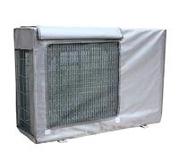 Cache Climatiseur Exterieur, Housse de Climatiseur, Tissu Oxford 600D, Protection Contre la Pluie et le Soleil, Couverture de Protection Universelle de Climatiseur Imperméable(Silver,85x35x58cm)