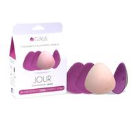 Cache Coeur - Coussinets d’allaitement lavables - 2 paires - Flux abondant - Ultra absorbant, hypoallergénique, lavable machine et sèche-linge - Protection anti-fuites jour et nuit - CURVE