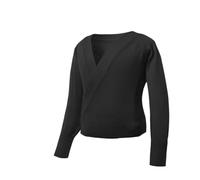 Cache Coeur Danse Classique Fille Pull portefeuille for filles, haut de danse, épais et chaud, ballerine, manches longues, Cardigan en tricot, for enfants, tenue de classe, vêtements de base, rose(Bla