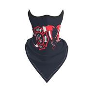 Cache-Col Amour Pompier Écharpe Tube Étanche À La Poussière Gaiter Séchage Rapide Tube Bandeaux, pour Yoga, Ski, Moto, Cyclisme, 24x51cm