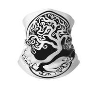 Cache-Col Arbre Ying Yan Couvre-Chef Multi-Usage Chapeaux Demi-Visage Étanche À La Poussière Bandeau Magique, pour Ski, Femme, Cyclisme, Vélo, 26x30cm