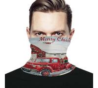 Cache-Col Camion De Noël Et Bonhomme De Neige Écharpe Tube Séchage Rapide Tube Bandeaux Anti-UV Chapeaux, pour Yoga, Vélo, Homme, Femme, 26x30cm