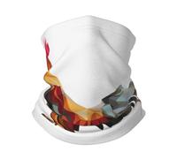 Cache-Col Coq Coloré À Faible Polygone Debout Bande De Cheveux Unisexe Écharpe Tube Élastique Bandana, pour Cyclisme, Femme, Ski, Adulte, 26x30cm